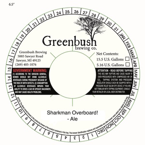 Greenbush Brewing Co. Sharkman Overboard! September 2017