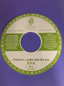 Ever Grain Brewing Co. Enormous Double India Pale Ale