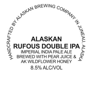 Alaskan Rufous Double IPA September 2017