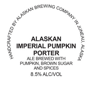 Alaskan Imperial Pumpkin Porter September 2017