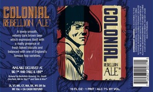 Berkshire Brewing Company Colonial Rebellion Ale