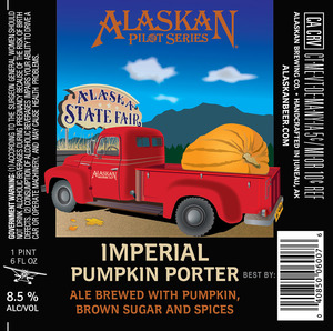 Alaskan Imperial Pumpkin Porter September 2017