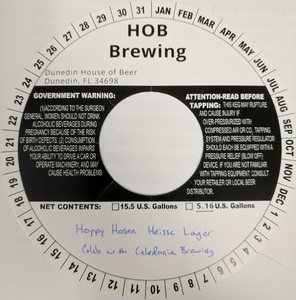 Hob Brewing Hoppy Hosen Heisse Lager