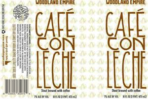 Cafe Con Leche Stout Brewed With Coffee September 2017