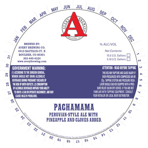 Avery Brewing Co. Pachamama