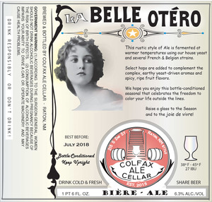 Colfax Ale Cellar La Belle Otero