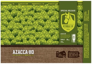 Stable 12 Brewing Company Azacca-ho September 2017