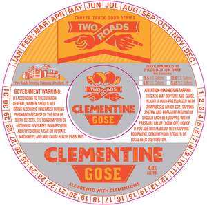 Two Roads Clementine Gose