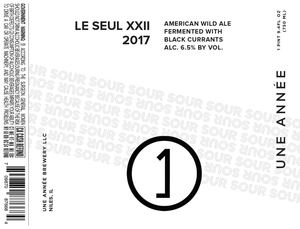 Une Annee Le Seul Xxii September 2017