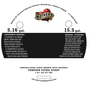 Mother's Brewing Company Foreign Extra Stout