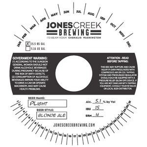 Jones Creek Brewing October 2017