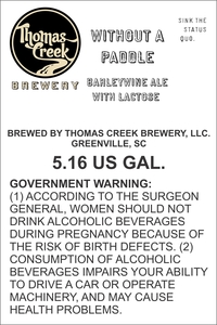 Thomas Creek Brewery Without A Paddle