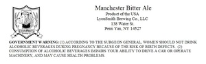 Manchester Bitter Ale October 2017