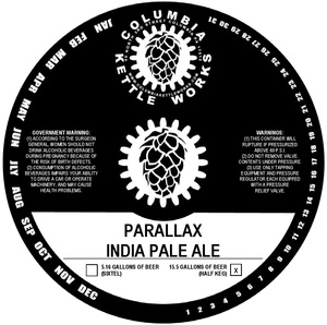 Parallax India Pale Ale October 2017