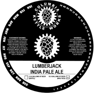 Lumberjack India Pale Ale October 2017