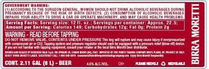 Birra Moretti L'autentica 