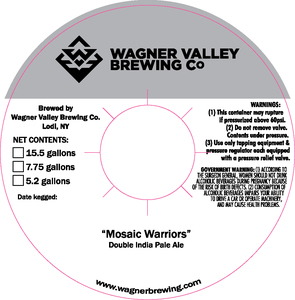 Wagner Valley Brewing Co Mosaic Warriors