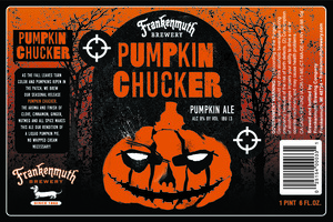 Frankenmuth Brewery Pumpkin Chucker Pumpkin Ale October 2017