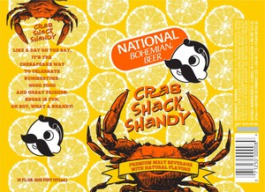 National Bohemian Beer Crab Shack Shandy