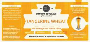 Denovo Beverage Of Monmouth Tangerine Wheat