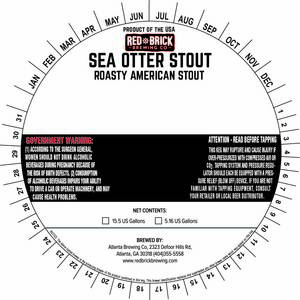 Red Brick Sea Otter Stout October 2017