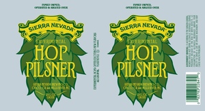 Sierra Nevada Experimental Hop Pilsner October 2017