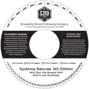 D9 Brewing Company Systema Naturae- 5th Edition
