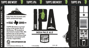 Tupps Ipa October 2017