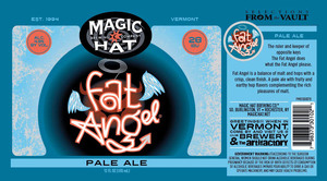 Magic Hat Fat Angel Pale Ale October 2017