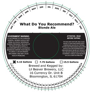 Lil Beaver Brewery What Do You Recommend?