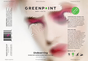 Greenpoint Beer Undeserving IPA October 2017