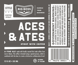 Big Boss Brewing Co Aces And Ates