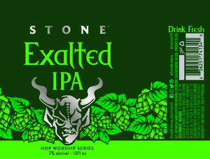 Stone Exalted Ipa October 2017