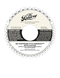 The Bruery So Happens It's Tuesday With Coffee