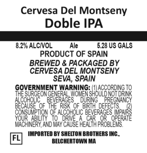 Cervesa Del Montseny Doble IPA