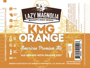 Lazy Magnolia Brewing Company Kmg Orange