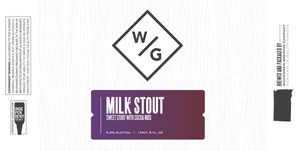 Woodgrain Brewing Company Milk Stout October 2017