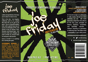 Concrete Jungle Brewing Project Joe Friday