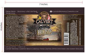 Calvert Brewing Company Broadside