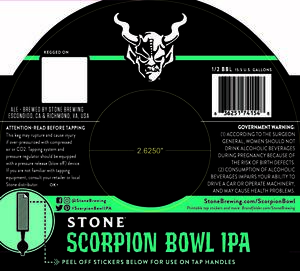 Stone Scorpion Bowl Ipa October 2017