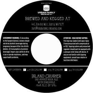 Urban Family Brewing Company Island Crusher