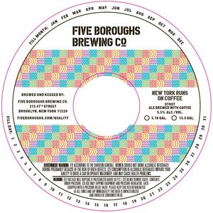 Five Boroughs Brewing Co. New York Runs On Coffee October 2017