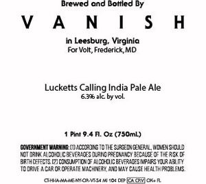 Lucketts Calling India Pale Ale