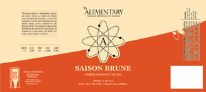 The Alementary Brewing Co. Saison Brune