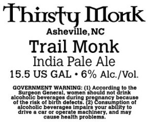 Thirsty Monk Trail Monk October 2017