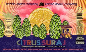 Thimble Island Brewing Company Karmic Daaru Company - Citrus Suraj October 2017