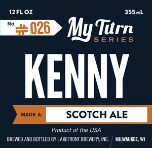 Lakefront Brewery My Turn Kenny Made A Scotch October 2017