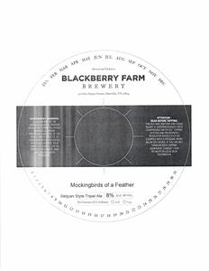 Blackberry Farm Mockingbirds Of A Feather October 2017