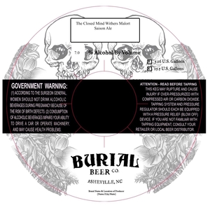 Burial Beer Co. The Closed Mind Withers Malort