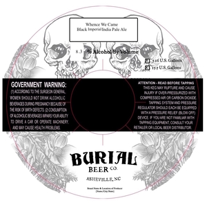 Burial Beer Co. Whence We Came